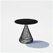 Cono Side Table with Stone