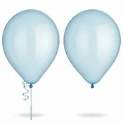 100-Pack Clear Blue 11" Latex Balloons