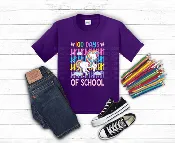 100 Days of School Unicorn DTF Transfer – Magical Ready to Press