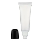 10 ml Natural PVC Plastic Tube with Orifice Reducer & Black Cap