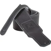 BOSS BSL-25-BLK Leather Instrument Strap - 2.5" Width, Black