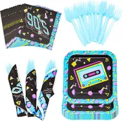 90s Value Party Supplies Packs (For 16 Guests)