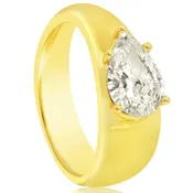Asymmetrical Bombay Diamond Edge Matching Band