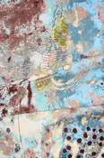 108″ Spotted Graffiti Wideback in Double Bluff