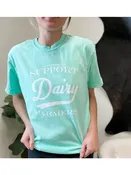 American Farm Company Support Dairy Farmers Graphic Tee