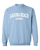 Laguna Arch Crewneck Sweatshirt - Light Blue