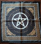 Altar Cloth - 24" - Pentagram - Ouija