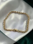 14K   Bracelet 11.1g, 8''-3.7mm
