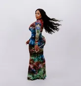 Long Sleeve Hourglass Maxi
