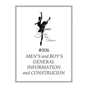 #006 MEN'S GENERAL INFORMATION and CONSTRUCTION