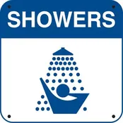 .040 Aluminum- "Showers" and Symbol