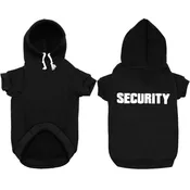 “SECURITY” Dog Hoodie – Black