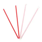 10.25" Red Wrapped Straw 4/300