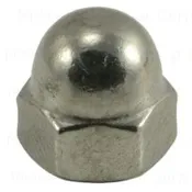 #10-24 Acorn Cap Nut Stainless Steel 18-8 Coarse Thread Hex Drive