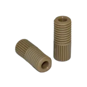 240390 - 1/4-28 Flangeless nut for 1/16" OD tubing, short, PEEK, 10-pk | FIAlab