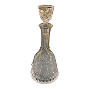 12" Cut Glass Decanter