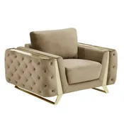 1051 Tufted Armchair Velvet By Gu Furniture