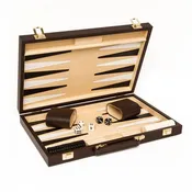 Backgammon Board in Chocolate Brown | Brouk & Co.