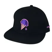 3D Puff Ice Cream Cone Snapback Hat ( more colors )