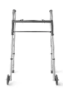 2-Button Folding Walker with 5″ Wheels