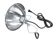 10.5" Brooder Reflector Lamp – Heat Lamp with Clamp & Ceramic Socket for Chicks