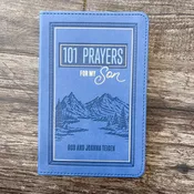 101 Prayers for My Son Blue Faux Leather Prayer Book