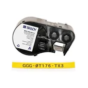 Brady - 0.25" Dia PermaSleeve Heat Shrink Labels with Ribbon for M4 M5 Printers