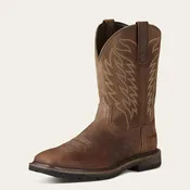 Ariat Groundbreaker Brown Square Toe Steel Toe EH 10021108