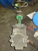10″ 150# L&amp;M Knife Gate Valve Hand Wheel Gear Operated