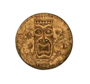 Aloha Tiki Cork Coaster (Single)