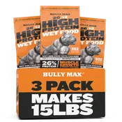 Bully Max 26/12 High Protein Wet Dog Food - 3 Pack