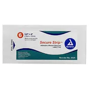 1/2″ x 4″ SecureStrip Adhesive Wound Closures, 6 per pouch