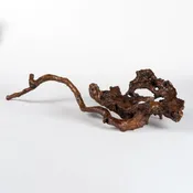 20th Century China Ghen Diao He Root Lotus Leaf Sculpture — ROBERT KUO