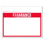 11″ x 7″ “CLEARANCE” Non-Branded Sign