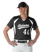 Alleson Athletic 552JG Girls' Short Sleeve Fastpitch Jersey - Unisex | 12 Colors | Sizes XS-XL