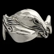 2 HUMPBACK WHALE PUZZLE RING