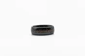 Black Ceramic with Lake Superior Shoreline Black Sand Inlay