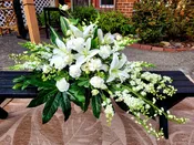 Elegant Lily Reflections — Maria's Uncorked Wine Tasting Room & Florist - Marshall Flower Delivery - Wine Bar