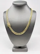 10K 10mm Solid Miami Cuban Chain
