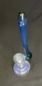 10" Fumed w/colored neck Bubbler
