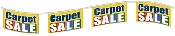 40 FT Pennant String: Carpet Sale