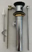 2-1/8″ Diameter pop-up drain