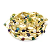 26PCS Multi-Color Stone Bangles