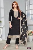 Black Silk Salwar Suit