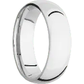 14K White Gold + Polish Finish