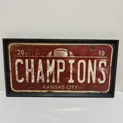 2019 Champions Framed Art