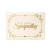 Antique Border Sympathy Card