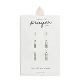 Cross Earrings | Gold or Silver | Wrapped in Prayer