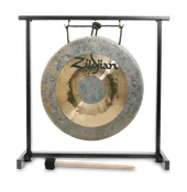 12″ Zildjian Band & Orchestral Series Traditional Gong and Table Top Stand Set P0565