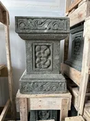 Carved table or stand — china woods fine furniture